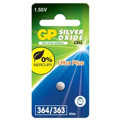 1 silver oxide button cell SR60 1,55 V Ultra Plus 1 silver oxide button cell SR60 1,55 V Ultra Plus