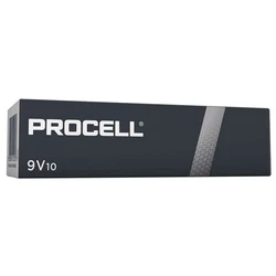 Duracell Procell 6LR61/9V x 10 alkaline batteries Duracell Procell 6LR61/9V x 10 alkaline batteries
