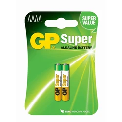 Alkaline battery 2 x AAAA / LR61 SUPER - 1,5V - GP Battery Alkaline battery 2 x AAAA / LR61 SUPER - 1,5V - GP Battery