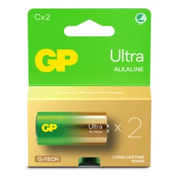 2 alkaline batteries C 1,5 V Ultra 