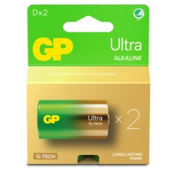 2 alkaline batteries D 1,5 V Ultra 