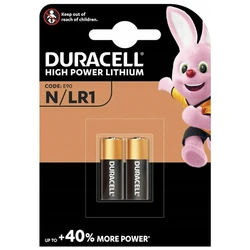Duracell LR1/N/E90/910A/LR01 x 2 batteries Duracell LR1/N/E90/910A/LR01 x 2 batteries