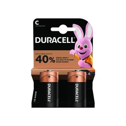 Duracell LR14 C x 2 alkaline batteries Duracell LR14 C x 2 alkaline batteries
