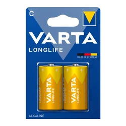 Varta LONGLIFE LR14/C x 2 batteries (blister) Varta LONGLIFE LR14/C x 2 batteries (blister)