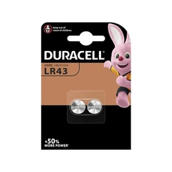 Duracell G12/LR43/186/V12GA/L1142 x 2 batteries