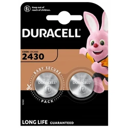 Duracell CR2430 lithium x 2 batteries Duracell CR2430 lithium x 2 batteries