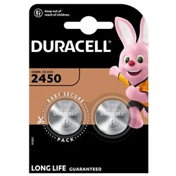 Duracell CR2450 lithium x 2 batteries