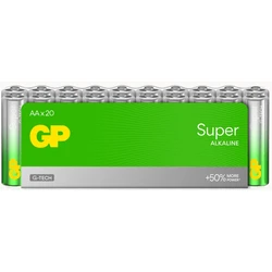 Alkaline battery 20 x AAA / LR03 SUPER - 1,5V - GP Battery