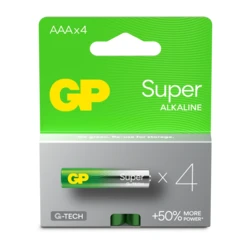 Alkaline battery 4 x AAA / LR03 - 1,5V - GP Battery
