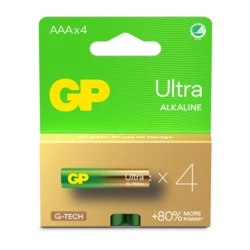 4 alkaline batteries AAA 1,5 V Ultra 