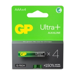 4 alkaline batteries AAA 1,5 V Ultra Plus 4 alkaline batteries AAA 1,5 V Ultra Plus