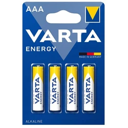 Varta ENERGY LR03/AAA x 4 batteries (blister) Varta ENERGY LR03/AAA x 4 batteries (blister)