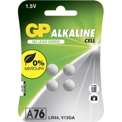 4 alkaline button batteriess LR44 1,5 V 