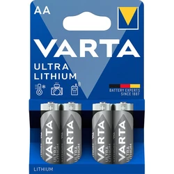 Varta lithium LR6/AA x 4 batteries (blister)