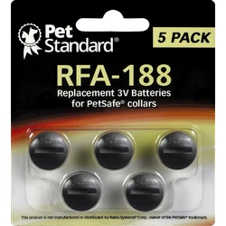 5 batteries for anti-bark collar RFA-188 3 V 5 batteries for anti-bark collar RFA-188 3 V