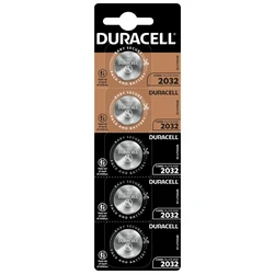 Duracell CR2032 lithium x 5 batteries
