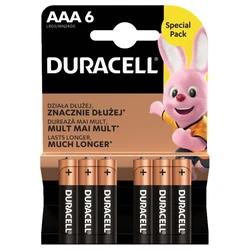 Duracell Basic Duralock LR03 AAA x 6 alkaline batteries Duracell Basic Duralock LR03 AAA x 6 alkaline batteries