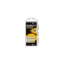 Duracell ActivAir 10 MF for hearing aids x 6 batteries
