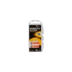 Duracell ActivAir 13 MF for hearing aids x 6 batteries