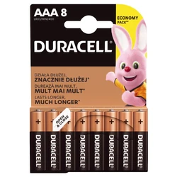 Duracell Duralock C&B LR03 AAA x 8 alkaline batteries Duracell Duralock C&B LR03 AAA x 8 alkaline batteries