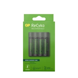 Fast charger 2-4 hours M451 USB + 4 NiMH batteries AA  2600 mAh