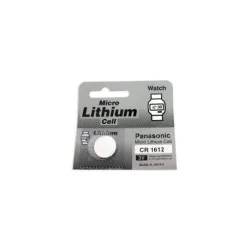 Lithium button cell battery CR1612 - 3V - Panasonic Lithium button cell battery CR1612 - 3V - Panasonic