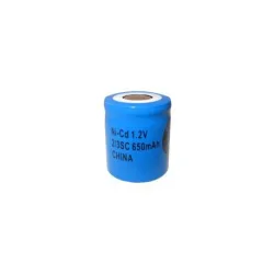 NiCD battery 2/3 Sub C 650 mAh flat head - 1,2V - Evergreen NiCD battery 2/3 Sub C 650 mAh flat head - 1,2V - Evergreen