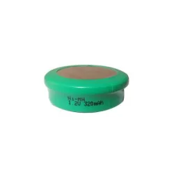 NiMH button cell battery 320 mAh - 1,2V - Evergreen