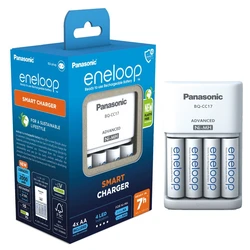 Panasonic Eneloop BQ-CC17 rechargeable battery charger Ni-MH + 4 rechargeable batteries LR6/AA Eneloop 2000mAh Panasonic Eneloop BQ-CC17 rechargeable battery charger Ni-MH + 4 rechargeable batteries LR6/AA Eneloop 2000mAh