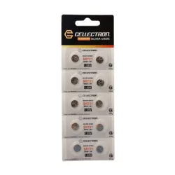 SR721 10 Silver Oxide battery SR721 / SR58 / 361 1,55V Cellectron